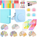 Sunmns Mini 12 Instant Camera Accessories Kit, Accessory Bundle Compatible with Instax Mini 12 Instant Camera, Include Case, Album, Stickers, Photo Frames, Paper Frame, Filters, Strap (Blue) by Sunmns