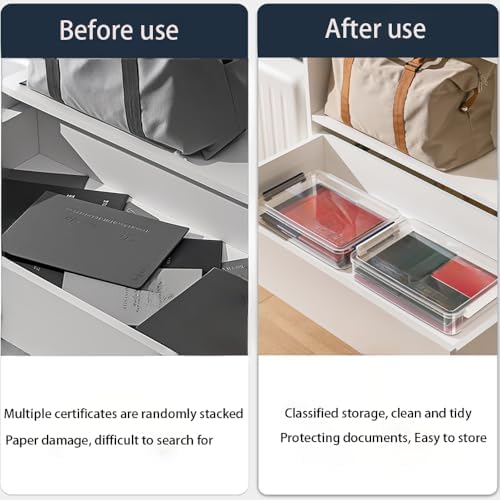 Clear Storage Box with Latch, 2 Pack, Stackable - Image 5