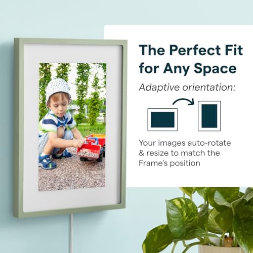 Skylight Digital Picture Frame 2 – 10" Full HD Touchscreen, Classic Green - Image 6