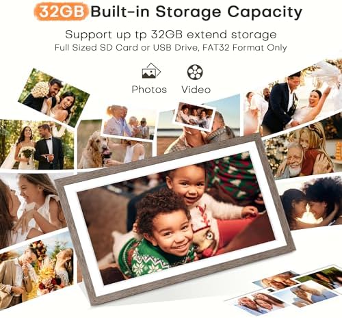 Digital Picture Frame, Frameo 15.6'' Digital Photo Frame WiFi Large Display - Image 4