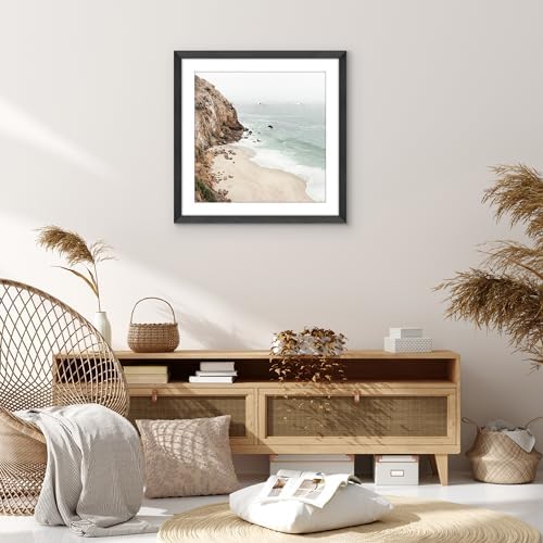 Americanflat 24x24 Poster Frame - Matted to 20x20 - Black - Image 6