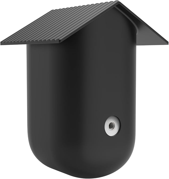 Holicfun Silicone Cover for Arlo Essential Outdoor Camera (2nd Gen) | Protective black skin, bridhouse design, adds extra protection, ideal for disguise, easy to install and remove - Image 5