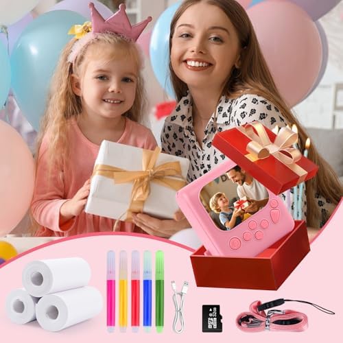 Kids Instant Print Camera, 1080P HD Digital Camera with 32GB Card - Image 6