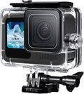 FitStill Underwater Waterproof Diving Housing for Go Pro Hero 13/12/11/10/9 Black,60M/196FT Protective Underwater Diving Housing Shell Accessories (Hero 13/12/11/10/9 Black) by FitdesignkeepitFitStill
