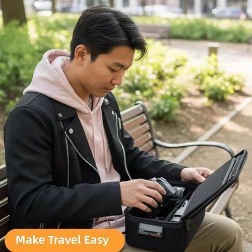 Slimmer Portable Carrying Case for Professional Photography Gear and Equipment Carrying Pouches Shell Soft Interior Pad Camera Equipment Planner Camera Planner - Image 2