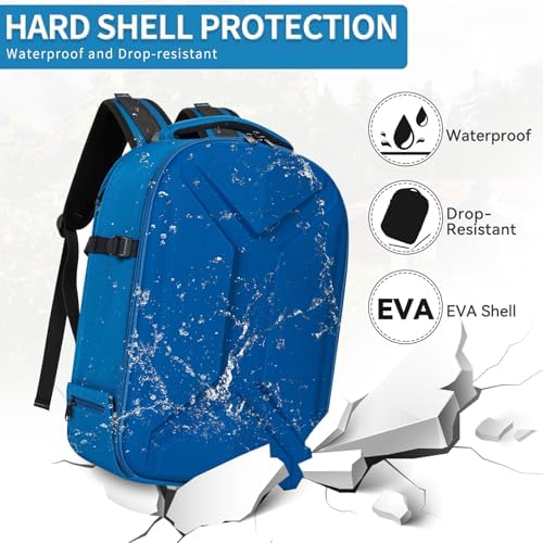 TORIBIO Large Hardshell Camera Backpack DSLR/SLR/Mirrorless Photography Bag - Image 4
