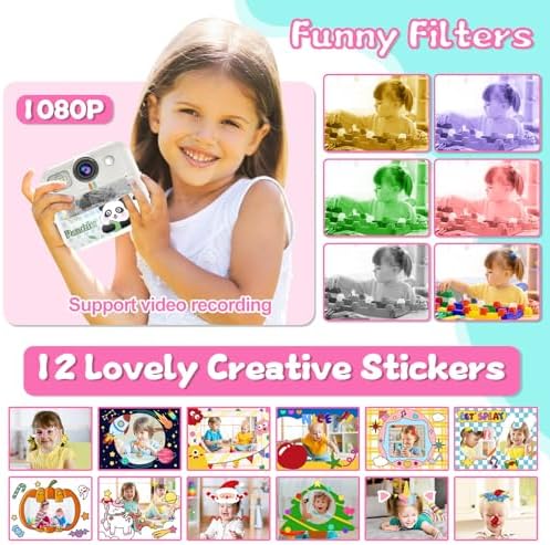 Kids Camera Instant Print, Toddler Camera Toy Birthday Gifts for Girls 3-10 - Image 3