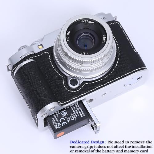 Camera Genuine Leather Half Case ，Compatible with FUJIFILM X-M5 XM5 - Image 3