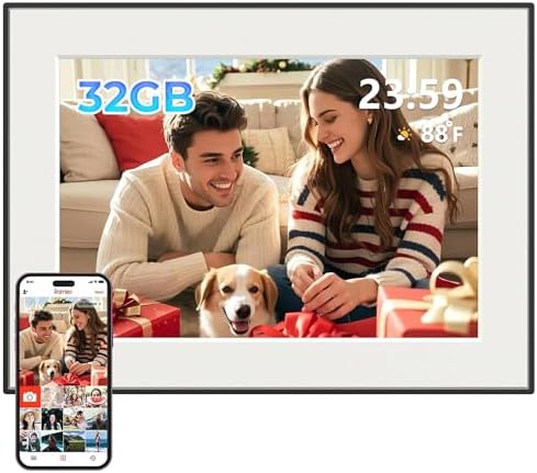 32GB WiFi Digital Picture Frame, 10.1 Inch by CECGAN