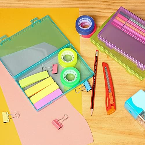 Photo Storage Box 4x6, 18 Inner Extra Large Photo Case Large Photo Organizer Acid-Free Photo Box Storage Photo Keeper Photo Storage Case, Plastic Craft Storage Box for Photo Stickers Stamps Seeds - Image 6