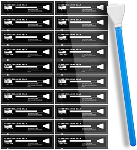AAwipes Sensor Cleaning Swabs 16mm for APS-C Sensors DDR DSLR or SLR 20pcs by AAWipes