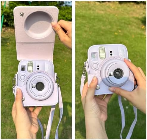 CAIYOULE Camera Case for Fujifilm Instax Mini 13 Instant Camera, Purple - Image 7