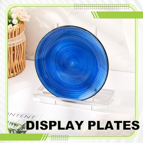 CroBlissful Tabletop Acrylic Display Stand 12 x 6 x 12 Inch Clear Easel Acrylic Book Display Holder Artwork Storage Rack for Picture Frame Albums Record Magazine Tablet Canvas Board(Clear) - Image 6