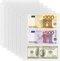 100 Pack （7.6x3.6inch ） 3 Pockets Currency Sleeves for 3 Ring Binder by Unknown