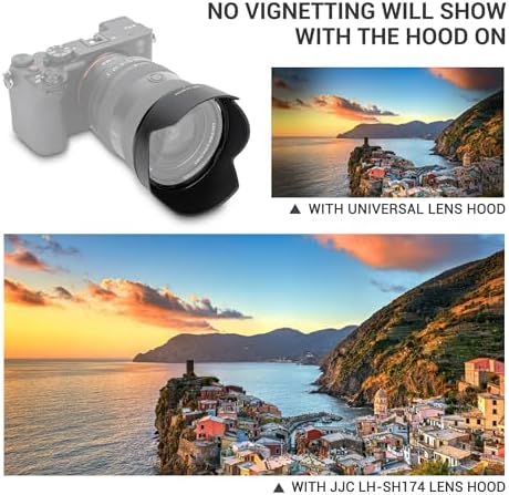 JJC ALC-SH174 Lens Hood Shade for Sony FE 20-70mm F4 G SEL2070G Lens - Image 5