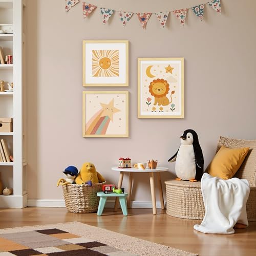 Vittanly 12x16 Picture Frame Made of Solid Wood for Wall Mounting, Natural - Image 5