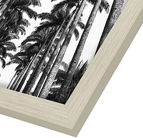 Americanflat 22x28 Poster Frame - Engineered Wood with Polished Plexiglass - Wide Picture Frame for Vertical or Horizontal Wall Display - Epic Collection - Light Wood - Image 3