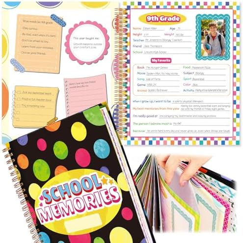 Giant School Memory Book Keepsake Photo Album Scrapbook for Kids by Unknown