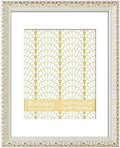 VIOLABBEY 11x14 Picture Frame Antique White and Gold, Ornate Vintage Frame by violabbey