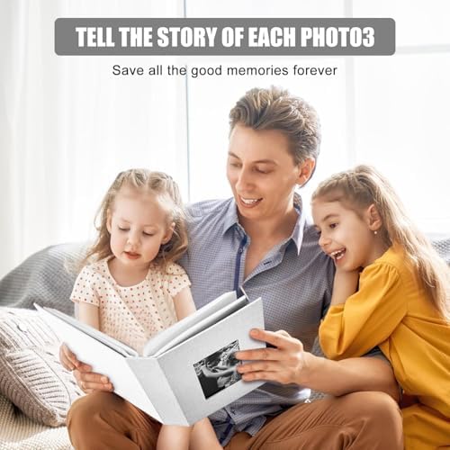 200-Pocket Photo Album 4x6 - Slip-In Picture Album with Linen Cover & Display Window, Vertical Photo Book for Wedding, Family, Baby, Anniversary & Vacation Memories (Holds 200 Photos) - Image 7