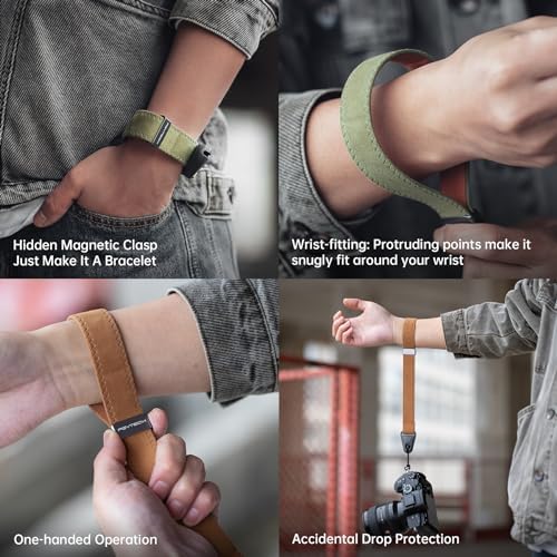 PGYTECH Camera Wrist Strap for DSLR SLR Mirrorless Quick Release, Dark Grey - Image 2