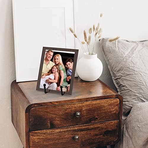 Decolore 4 Pack 4.5 Inch Black Display Stands Metal Plate Holder Display Stands for Picture, Decorative Plate, Book, Photo Easel, Artistic Work - Image 6