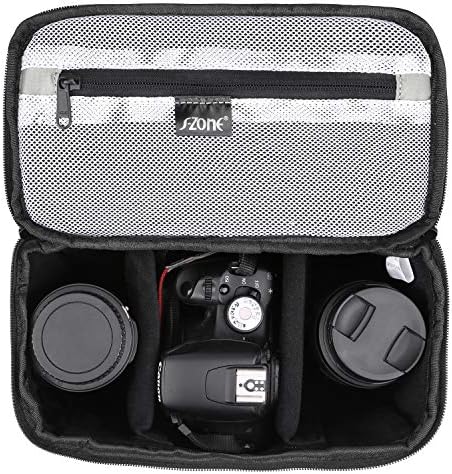 S-ZONE Padded Folding Camera Bag for DSLR SLR Camera TLR Sony Canon Nikon or Flash - Image 2