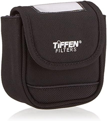 Tiffen 4BLTPCHLGK Large Belt Style Filter Pouch for Filters 62mm to 82mm,Black by Tiffen