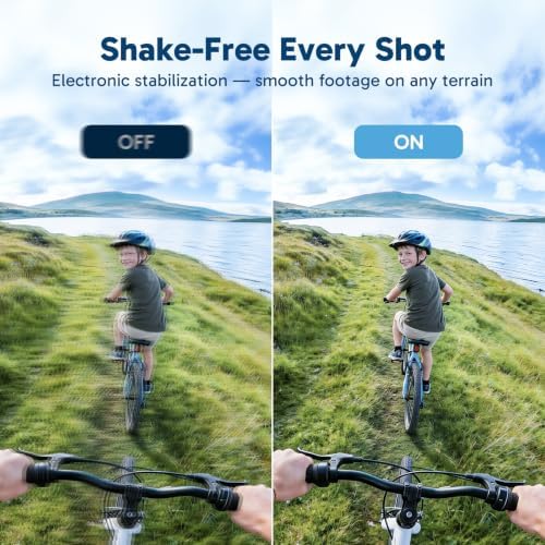 AKASO EK7000 4K30FPS 20MP WiFi Action Camera with EIS Ultra HD 131FT Waterproof Underwater Camera Remote Control 4X Zoom Support External Microphone Blue - Image 4