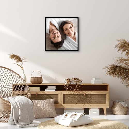 Americanflat 22x22 Poster Frame - Slim Molding - Black - Image 6
