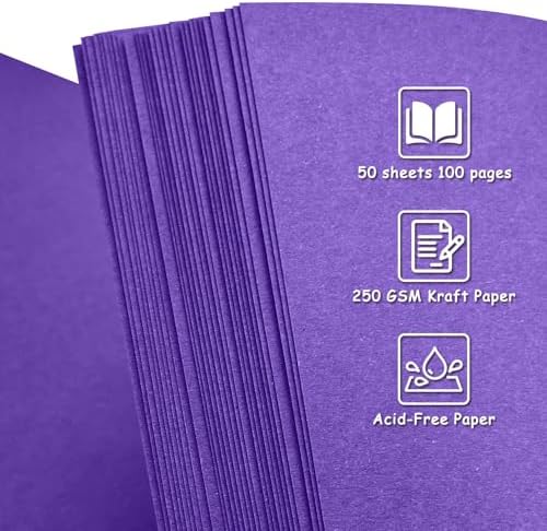 Scrapbook Album 10x10 Inch, Hardcover Kraft Paper Photo Album with 60 Sheets/120 Pages, Memory Book for Wedding, Anniversary, Christmas, Baby Shower, Ideal for Preserving Precious Moments - Image 4