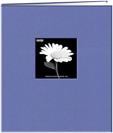 Pioneer Fabric Frame Post Bound Scrapbook 8.5"X11"-Sky Blue by PioneerPhotoAlbums