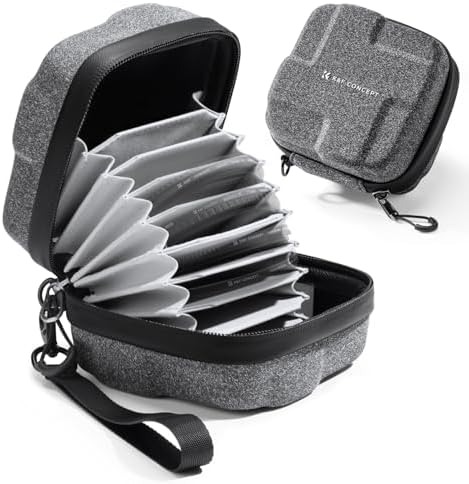 K&F CONCEPT 10 in 1 Lens Filter Case, Filter Bag Up to 82mm by KFCONCEPT