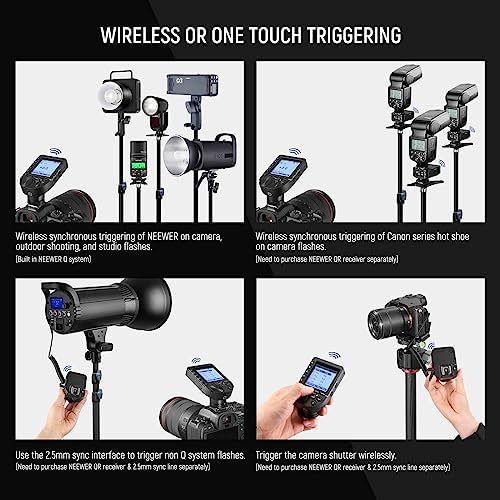 NEEWER Upgraded QPRO-C TTL Wireless Flash Trigger Compatible with Canon - Image 3