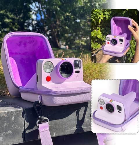 Camera Case for Polaroid Now/Now+/I-Type/Flip Instant Camera,Purple - Image 4