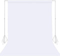 TRLYC White Photography Backdrops 10x10 FT Seamless Background for Studio | White Backdrop for Photoshoot Video Backgrounds Screen Party Wrinkle-free Polyester Non-Glare Rod Pocket Easy Setup by TRLYC