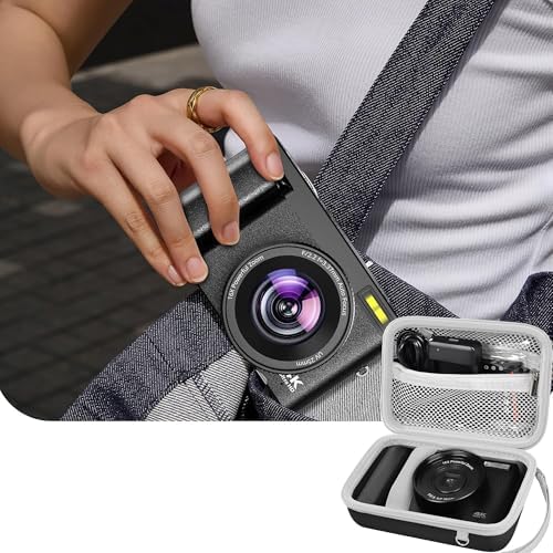 Leayjeen Vlogging Camera Case for Duluvulu/VJIANGER/Gavonde - Black - Image 6