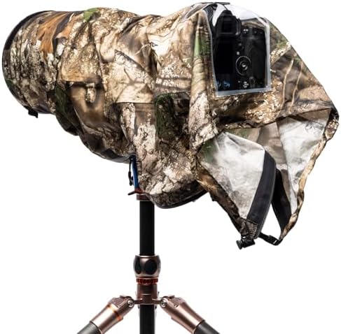 Think Tank Emergency Rain Covers for DSLR and Mirrorless Cameras with 300-600mm f/4 Lens - Large (Realtree APX Camouflage) - Image 4
