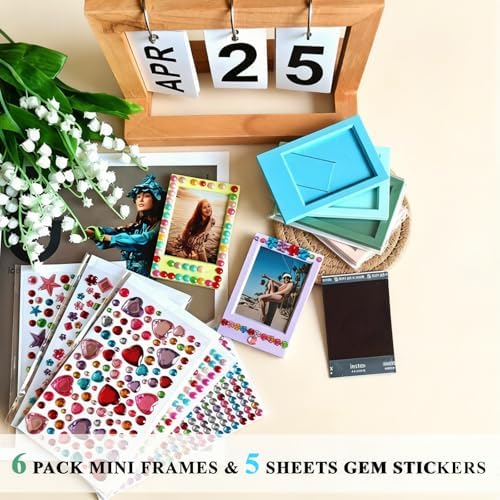 Picture Frames and Craft Gem Stickers for Polaroid Instax Mini Films - Image 4