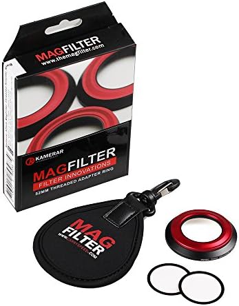 Kamerar MagFilter 52mm Threaded Magnetic Lens Filter Adapter Ring by Kamerar