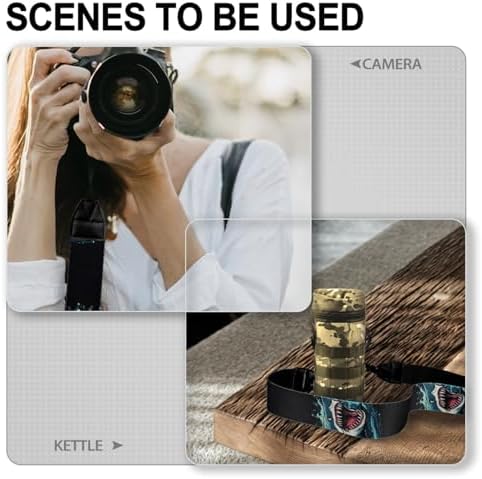 GLENLCWE Camera Strap, Camera Strap for Photographers Neck Strap Replacement Fit Most Cameras - Image 4