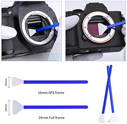 K&F CONCEPT Professional Lens Cleaning Kit for DSLR & Mirrorless Cameras with APS-C/Full-Frame Sensor Cleaning Swabs/Lens Cleaner/Gloves/Camera Blower/Lens Pen Brush/Microfiber Cloths/Carrying Case - Image 4