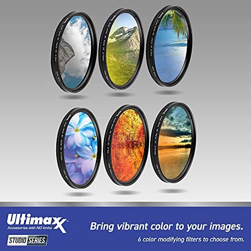 Ultimaxx 49mm Accessory Kit for Canon EOS M, M10, M100, M200, M50, M50, Mark II, Rebel SL1 &More - Includes: Ultra 64GB SDXC, 0.43x Wide Angle Lens Attachment, 6PC Gradual Color Filter Kit & Much More - Image 4