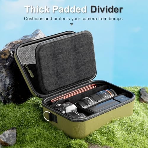 ProCase Hard Shell Camera Case for Canon Rebel T7 -Green - Image 4