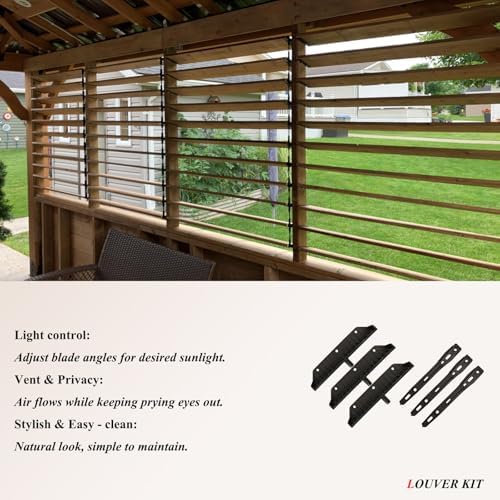 Louver Bracket Kit, Deck Sunblind System, 1Pack - Image 6