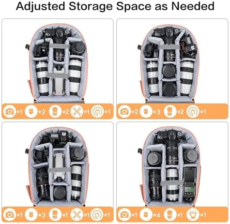 MOSISO Camera Backpack, DSLR/SLR/Mirrorless Photography Camera Bag - Image 3
