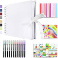 Vienrose Scrapbook Album 80 Pages 11x8 Inch Black by Vienrose