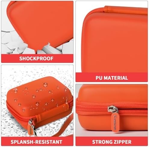 Comecase Digital Camera Case for Kodak PIXPRO FZ45 FZ55, Orange - Image 4