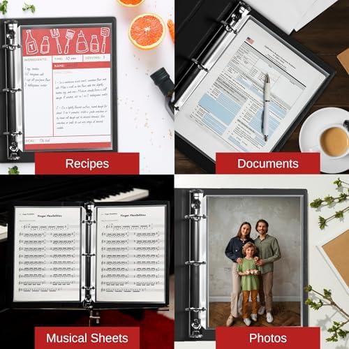 Office Werks 1000 Bulk Sheet Protectors, 8.5 X 11 Inch Clear Page for 3 Ring Binder, 35 Micron Plastic Sheet Sleeves, Durable Top Loading Paper Protector with Reinforced Holes Archival Safe - Image 2