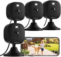 3MP Cameras for Home Security, Plug-in Security Camera Outdoor/Indoor w/Color Night Vision&Motion Detection for Baby/Pet/Vehicle Monitor, 5G/2.4GHz Dog Camera w/2-Way Audio/Cloud&SD Card Storage by Ebitcam